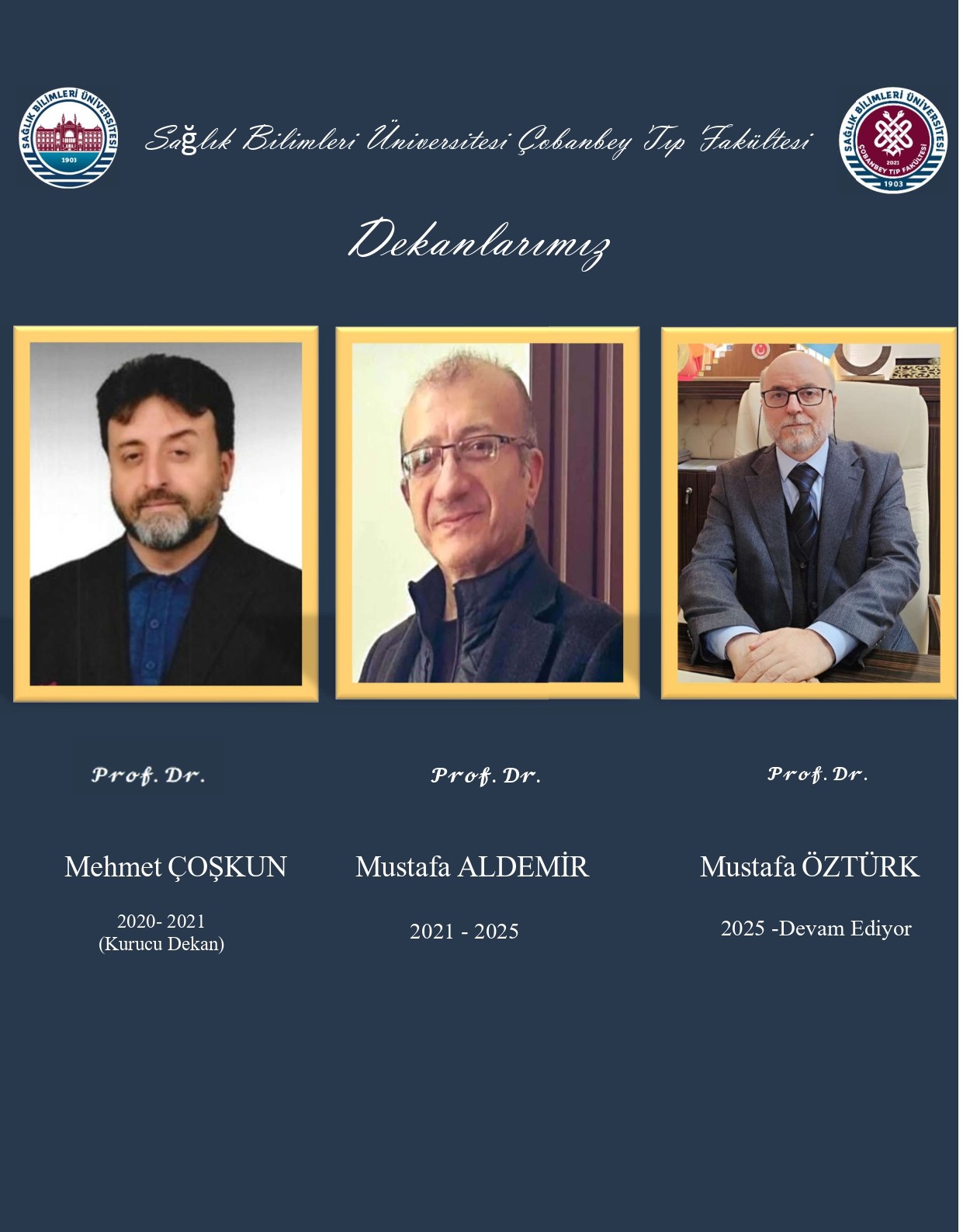 Dekanlarımız